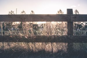 Wooden ranch fence in Kenner